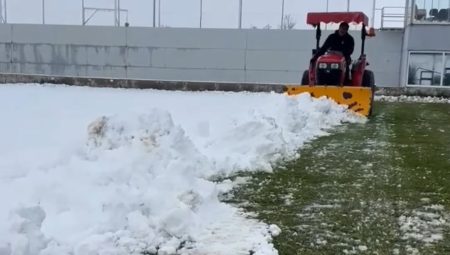 Sivasspor-Fenerbahçe maçı öncesi kar yağışı tesirli oluyor