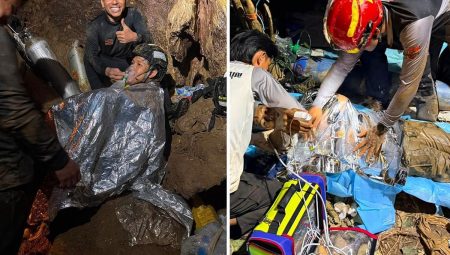 Laos’ta mağarada mahsur kalan define avcılarından 5’i sağ olarak kurtarıldı