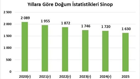 Sinop, kaba doğum suratında Türkiye’nin en düşük 4’üncü ili oldu