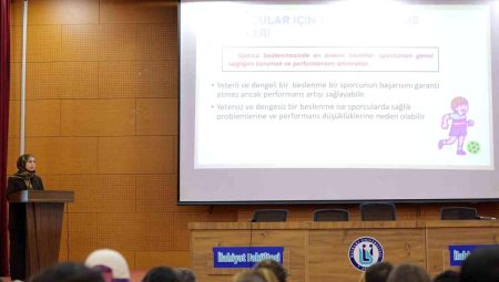 Spor Bilimleri öğrencilerine sağlıklı hayat eğitimi verildi