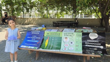 7 yaşındaki ‘Sağlık elçisi’ Tabiat, farkındalık çalışmalarına katıldı