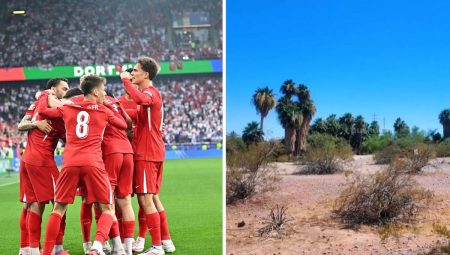 Arizona 40 derece! Bizim Çocuklar resmen yanıyor