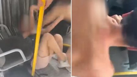 Belçika’da olay görüntü! Bir küme göçmen otobüsteki genci öldüresiye dövdü