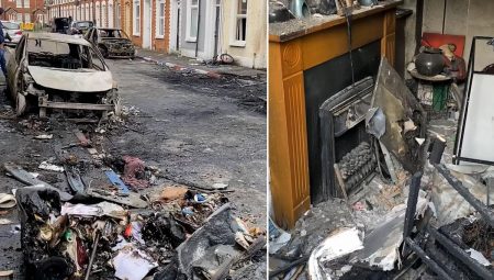 Göçmen öfkesi Kuzey İrlanda’yı küle çevirdi! Bölgeden gelen imajlar vahim