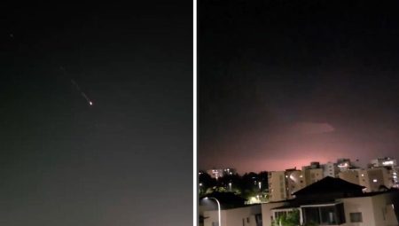 İran’ın misillemesinde bir füze Tel Aviv’e isabet etti