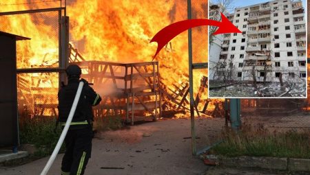 Rusya, Kiev’i yangın yerine çevirdi! Çok sayıda meyyit ve yaralı var