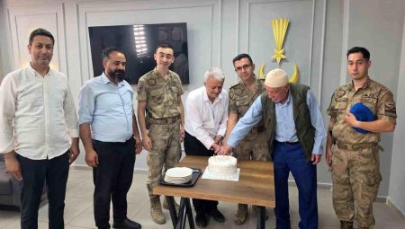 Şehit Babalarından Jandarma’ya Manalı Ziyaret