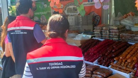 Tekirdağ Kiraz Şenliği’nde sıkı besin kontrolü
