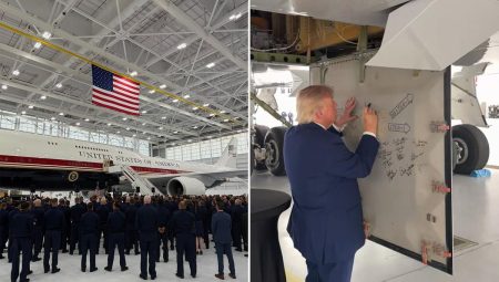 Trump’ın yeni Air Force One’ı ABD’ye ulaştı! Pahası dudak uçuklatıyor
