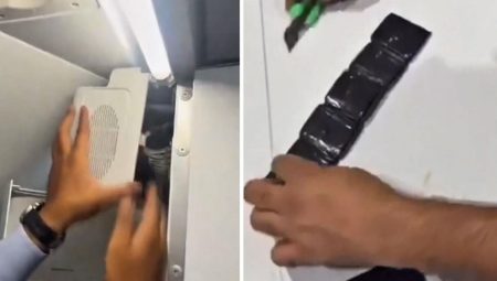 Uçak tuvaletinden 380 bin dolarlık altın çıktı