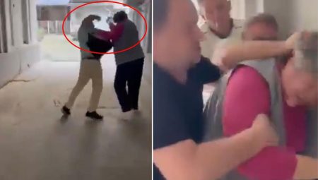 Ukrayna’da skandal görüntü! Türk restoran sahibi yaşlı bayanı öldüresiye dövdü